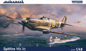 Сборная модель 1/48 Supermarine Spitfire Mk.Vc The Weekend edition kit (Eduard kits)