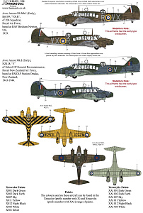 Декаль 1/48 Avro Anson Mk.I Part 1 (6) (Xtradecal)