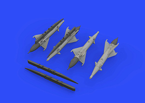 Дополнения из смолы 1/72 RS-2US missiles for Mikoyan MiG-21 (Eduard)