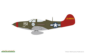 Сборная модель 1/48 Bell P-39Q Airacobra Weekend edition (Eduard kits)