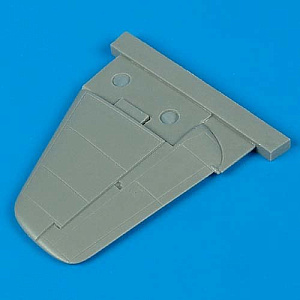 Дополнения из смолы 1/72 Junkers Ju-88G corrected tail fin (designed to be used with Zvezda kit)