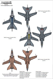 Декаль 1/48 Panavia Tornado Special Schemes (3) (Xtradecal)