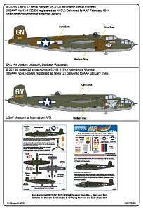 Декаль 1/72 Catch 22 Mitchells North-American B-25H-1NA  (Kits-World)