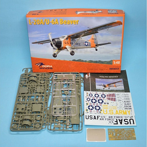 Сборная модель 1/48 de Havilland Canada L-20A/U-6A Beaver (Dora Wings)