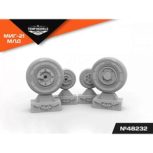Дополнения из смолы 1/48 Колеса шасси МИГ-23 МЛД (Temp Models)