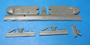 Дополнения из смолы 1/48 ЛаГГ-3 лыжи/бомбодержатели (Vector)
