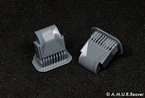 Дополнения из смолы 1/48 Рампы воздухозаборников и окна перепуска для F-14 (A.M.U.R.Reaver)