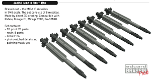 Дополнения из смолы 1/48 Ракеты MICA IR с инфракрасной головкой самонаведения