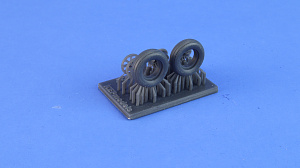 Дополнения из смолы 1/72 Колёса для F4U Corsair / F6F Hellcat NAVY wheels set (KepModels)