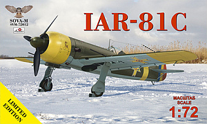 Сборная модель 1/72 IAR-81C (4x camo) Limited Edition (Sova-M)