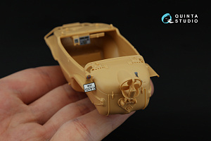 3D Декаль интерьера кабины Schwimmwagen Type 166 (Tamiya) (малая версия)