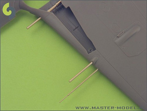 Дополнения из латуни 1/48 Focke-Wulf Fw-190A-6 Пушечные и пулеметные стволы & Pitot Tube