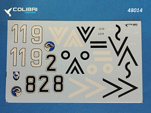 Декаль 1/48 Fw-190 A3 JG 51 part II (Colibri Decals)