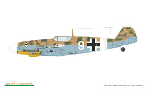 Сборная модель 1/72 Limited Edition AFRIKA - Messerschmitt Bf 109 (Dual Combo) (Eduard kits)