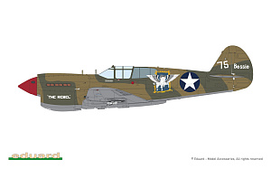 Сборная модель 1/48 PACIFIC STAR Curtiss P-40E Warhawk DUAL COMBO (Eduard kits)