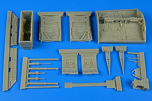 Дополнения из смолы 1/32 Ниши шасси Lockheed F-104G/S Starfighter (для модели Italeri kits)