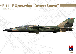 Сборная модель 1/72 General-Dynamics F-111F Operation"Desert Storm" (Hobby 2000) (повреждённая упак)