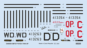 Декаль 1/48 P-51D-5 '15th AF' (EDU)