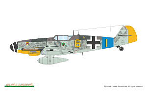 Сборная модель 1/72 Messerschmitt Bf-109G-6 The Weekend edition (Eduard kits)
