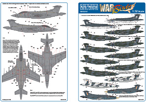 Декаль 1/32 Blackburn Buccaneers RAF and other operators (Kits-World)