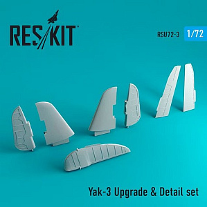 Дополнения из смолы 1/72 Yakovlev Yak-3 Upgrade & Detail set (ResKit)