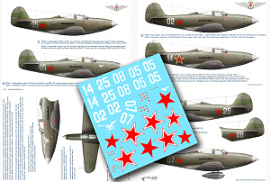 Декаль 1/48 Р-39 in the Northern Fleet Air Force (Colibri Decals)