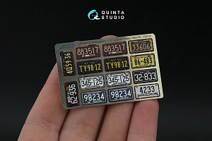 Автомобильные номера США, северо-восточные штаты, 1910-1940 (для всех моделей) (на метал. основании)