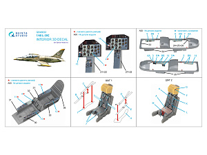 3D Декаль интерьера кабины L-39C (Special Hobby)