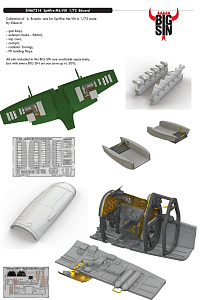 Дополнения из смолы 1/72 Набор дополнений Spitfire Mk. VIII