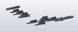 Дополнения из смолы 1/144 Комплект вооружения СУ-30СМ от Звезды (KepModels)