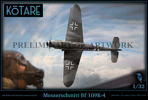 Сборная модель 1/32 Messerschmitt Bf-109K-4 (Kotare)