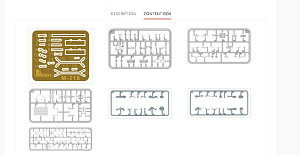 Дополнения из смолы 1/48 Немецкий наземный штаб с аксессуарами. Северная Африка (MiniArt)