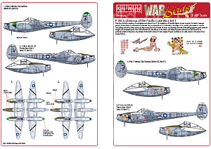 Декаль 1/48 Lockheed P-38L Lightning's of the Pacific (Late War) Set 1 (Kits-World)