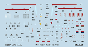 Декаль 1/32 A6M2 stencils (TAM)