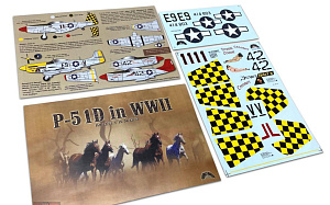 Декаль 1/32 North-American P-51D Mustangs (3) (Zotz)