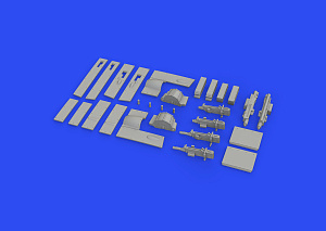 Дополнения из смолы 1/48 Оружейные отсеки Supermarine Spitfire Mk.IIb (для модели Eduard)
