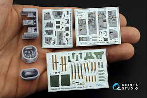 3D Декаль интерьера кабины Tornado ECR Italian (Revell) (с 3D-печатными деталями)