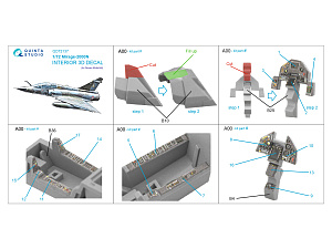 3D Декаль интерьера кабины Mirage 2000N (Dream Model)