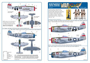 Декаль 1/32 Republic P-47D Thunderbolt (2) (Kits-World)