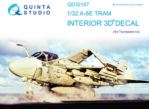 3D Декаль интерьера кабины A-6E TRAM Intruder (Trumpeter)