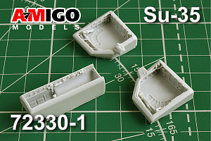 Дополнения из смолы 1/72 Ниши шасси самолета Су-35 (Amigo Models)