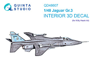 3D Декаль интерьера кабины Jaguar Gr.3 (Kitty Hawk)