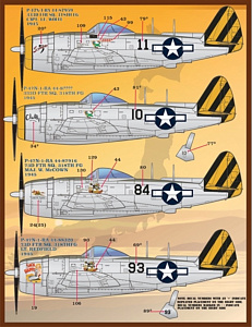 Декаль 1/48 Colors and Markings of Republic P-47N Thunderbolt (Furball Aero-Design)