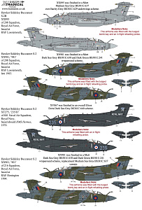 Декаль 1/48 Blackburn Buccaneer S.2 Collection Pt.2 (12) (Xtradecal)