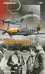 Сборная модель 1/48 ADLERANGRIFF (DOUBLE kit) Messerschmitt Bf-109E (Eduard kits)