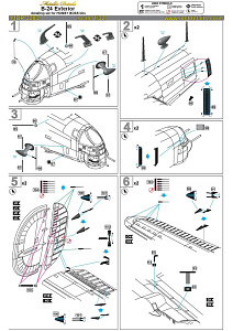 Дополнения из смолы 1/32 Consolidated B-24D/B-24J Liberator exterior (для модели Hobby Boss)