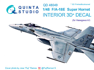 3D Декаль интерьера кабины F/A-18E (для модели Hasegawa)