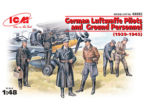 Дополнения из смолы 1/48 German Luftwaffe Pilots and Ground Personnel (ICM)