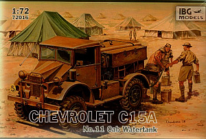 Сборная модель 1/72 Chevrolet C15A No.11 Cab Watertank (IBG Models)