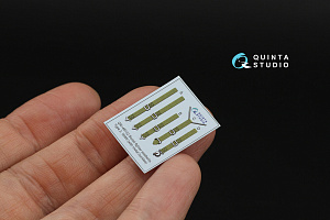 Комплект ремней для самолета ВВС РККА тип 2, ВОВ (с металлическими пряжками) (для всех моделей)